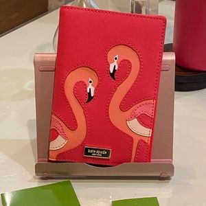 Kate Spade Flamingo Passport Holder